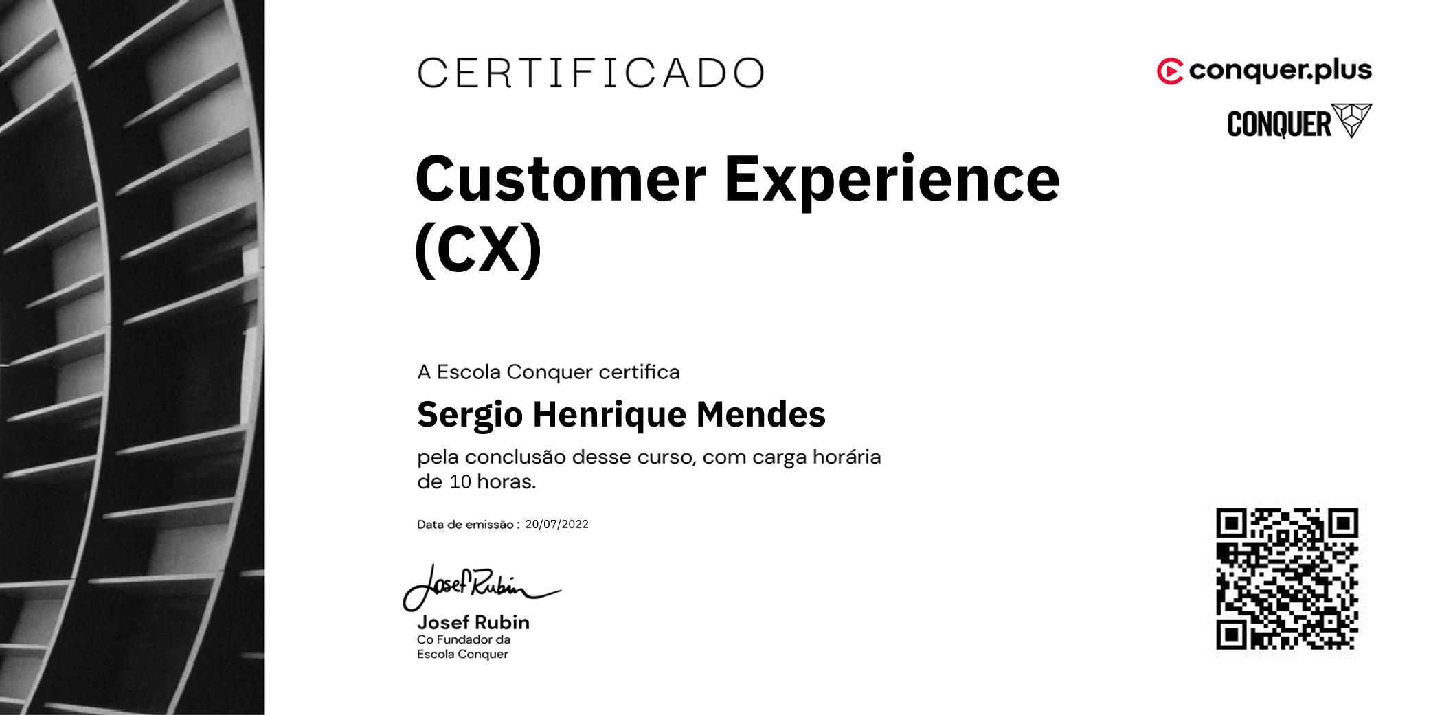 Certificado de Customer Experience (CX)